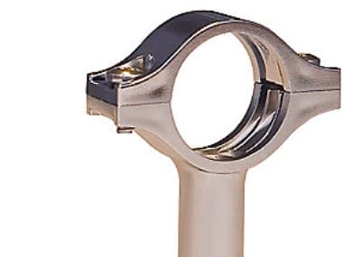 Rörhållare 12 mm - krom. ljusmodell ABS