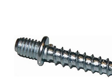 Träskruv M6x25mm för rörhållare -