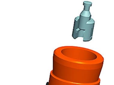 Danfoss adapter 15-50mm til - AMV 15 25 35 323 423 523