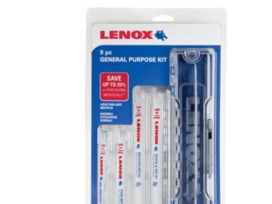 Lenox bajonettisahanteräsarja - Bi-Metal 152mm-229mm t/puu/metalli ass. 9kpl