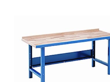 Blika værkstedsbord VVB-1.20 - Grundbord inkl. vange, filebænk 2,0m, RAL 5017