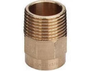 Overg.nippel 1/2 -15 mm - rørgevind nippel og loddemuffe