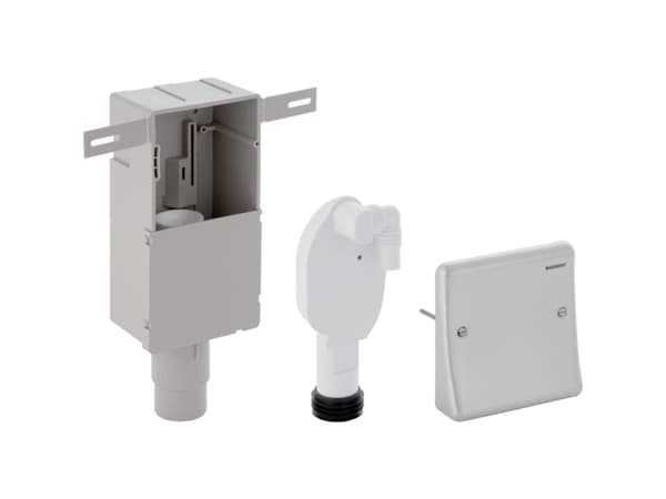 Geberit 152.232.00.1, Adapter skjerm, EPDM (pakning), Plast, Vegg, 36 l/min