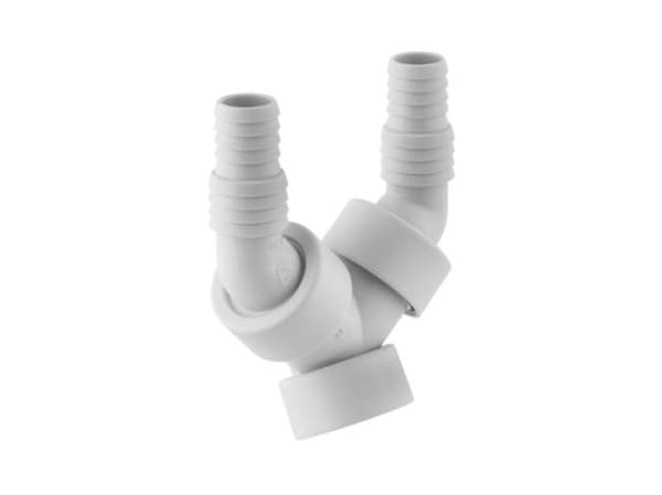 Geberit dubbel slang - PP vit 152.767.11.1