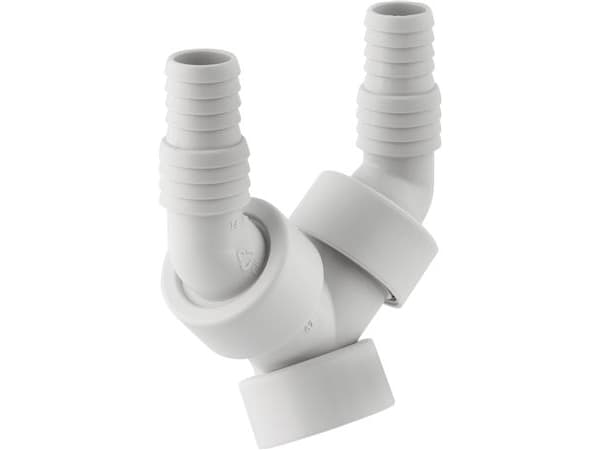 Geberit dubbel slang - PP vit 152.767.11.1