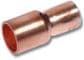 reduktionsstk. 22-15mm - glat ende og muffe lodde