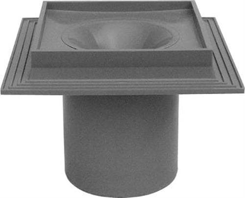 Maxiflex 110 mm afløbsskål til beton, uden studs og rist, lodret