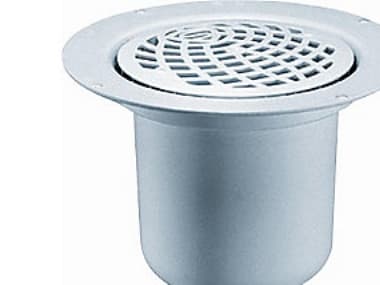Purus BRAGE 110 mm afløbsskål t/vinyl, u/studs, lodret, rustfri