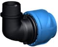 Miniatyrbilde 2 av 2: Vinkel 90° 50mm x 1 1/2nippel - iJOINT PN16. PP-EPDM
