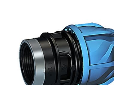 Overg.hylse 63mm x 1 1/2 - iJOINT PN16. PP-NBR