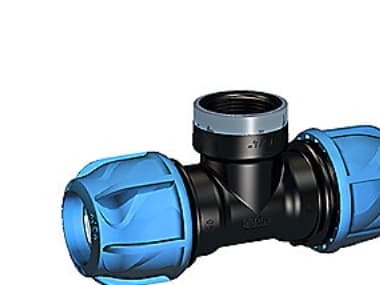 T-stk. 50 mm x 1 1/2 mf. x 50 mm - iJOINT PN16. PP-EPDM