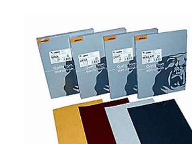Tørslibeark Mirox K80 - 230x280mm, gul, Mirka - (25 stk.)