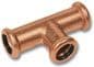 Miniatyrbilde 2 av 2: T-stykke 28x22x28mm - Cu press. M og V bakker