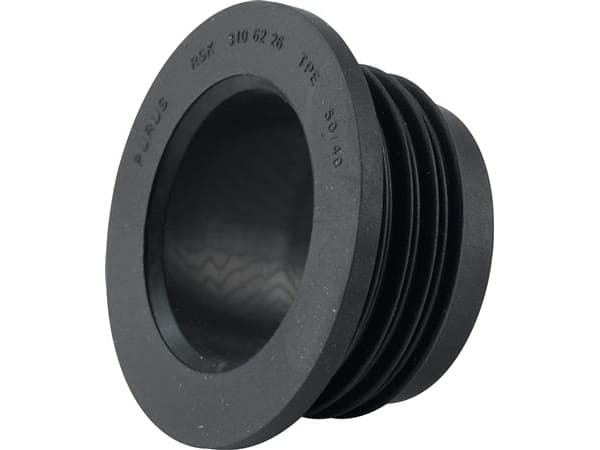 PURUS Gumminippel Ø50/40 mm lajitelma EPDM gummi tyyppi-godkendt