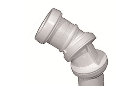 Jotiflex Pp Bøjn. 50 MM - 0-90gr. M/1 Mf. Hvid