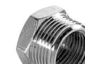 Miniatyrbilde 1 av 2: Nippelmuffe messing forkromet 3/4"x1/2"