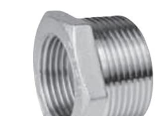 Valettu nip.Mf 1/2- 3/8 - Ruostumaton, laatu AISI 316