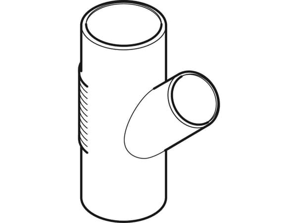 Geberit Silent grenrør 45° 56/56 mm