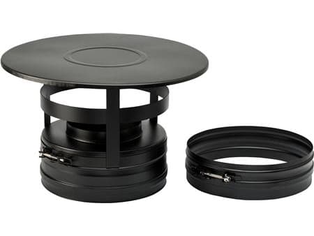 Puu 130/230mm skorstens-hætte - Metalbestos