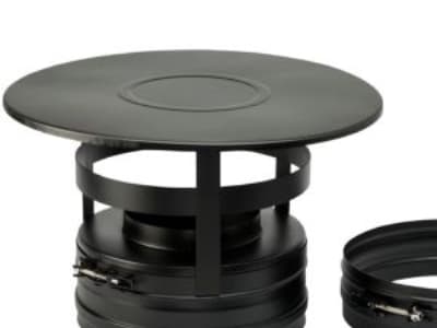 Puu 130/230mm skorstens-hætte - Metalbestos