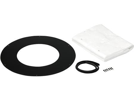 Metalbestos Wood 130 mm loftkrave 0-10° med gummipakning og isoleringsmåtte