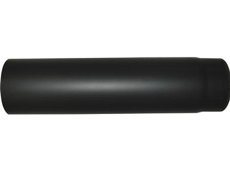 MB Svart rör 130mm 500 lgd. - längd 500mm x 2mm u.renseklap