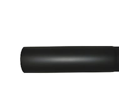 MB svart rör 200mm 500 lgd. - längd 500mm x 2mm