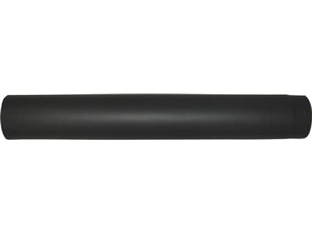 130 mm Metalbestos Sorte røgrør længde 1000 mm x 2 mm