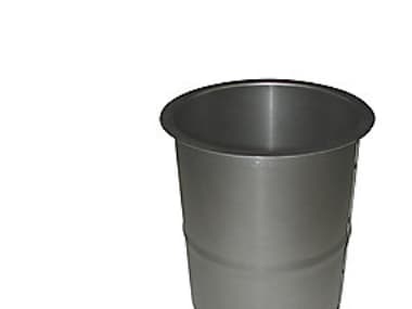 180 mm Metalbestos Sorte røgrør murbøsning, lige 100 mm