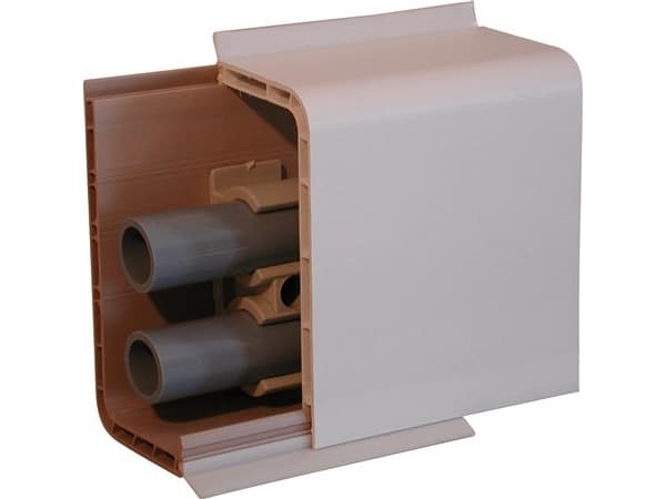 KIERULFF Gaboterm panel hvid med front og bagside - (4 meter)