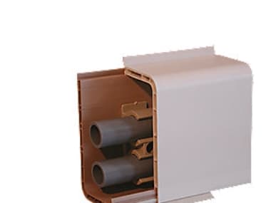 KIERULFF Gaboterm panel hvid med front og bagside - (4 meter)