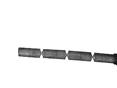 Bøjelig stavanode 655x22mm - 4 elem. m. 3/4'' prop. Magnesium