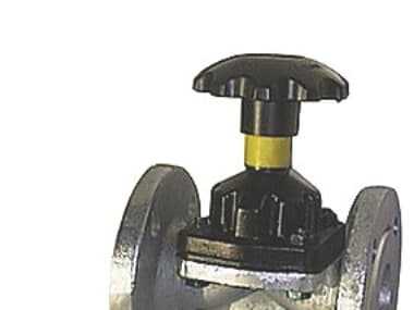 Saunders Membranv. 80mm - M/300 Membran Galv/lak.