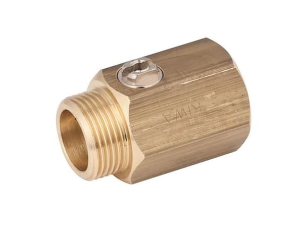 Ballofix uden håndtag muffe/nippel 3/4 Rå