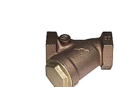 1.1/2" Snavssamler i rødgods med integreret Y-filter
