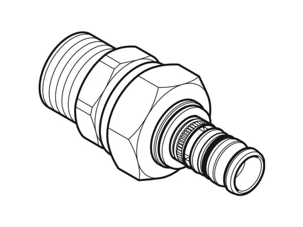 Geberit 602.590.00.5, Slangekontakt