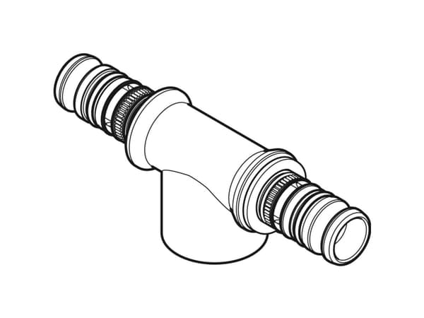 Geberit 606.360.00.5, Slangekontakt, 1 1/2"
