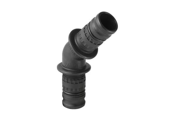 Mepla Kulma 45gr. Ø 40 - Pvdf 625.245.00.1