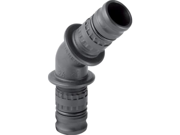 Mepla Kulma 45gr. Ø 40 - Pvdf 625.245.00.1