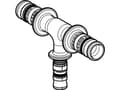 Pikkukuva 2 / 5: Geberit Mepla T-kappale pienennetty d=63 mm d1=26 mm d2=63 mm