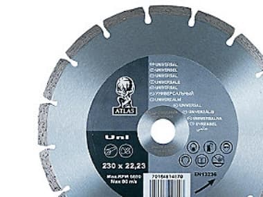Diamantblad 230x2,4x22x,2 mm - Atlas Universal