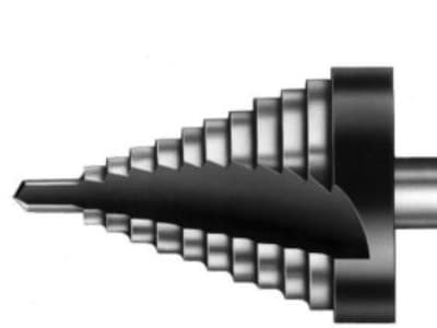 Bradrad trappebor S-M2 6-36mm - 10 mm cyl hals, maks matrialetykkelse 3 mm,