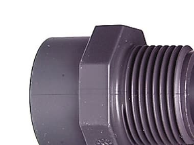 PVC överg.nippel 11/4 x 40mm - 721.910.709 +gf+