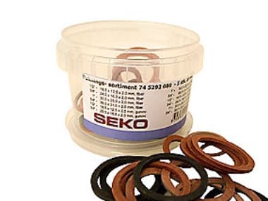 Pakningssortiment - 60 stk assorterede pakninger