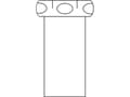 Miniatyrbild 3 av 4: Kontakt 1 1/4x32 - Vit