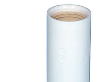 Purus muffe med indstik/indstik Ø32 mm i hvid PP