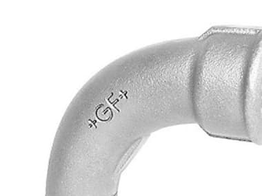 Bøjning 90° galvaniseret lang muffe/nippel 1