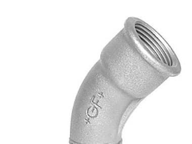 Bøjning 45gr G. 1/2 - Muffe-Nippel