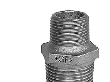 3/8" x 1/4" Musta nippa