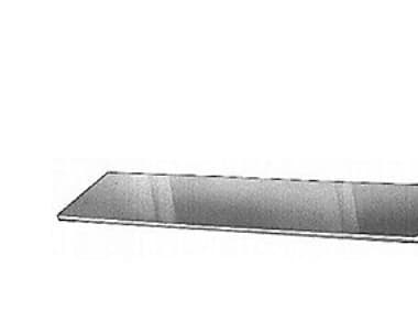 Glashylde 12 x 50 cm - til matteret glas. U. beslag.